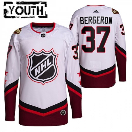 Boston Bruins Patrice Bergeron 37 2022 NHL All-Star Wit Authentic Shirt - Kinderen